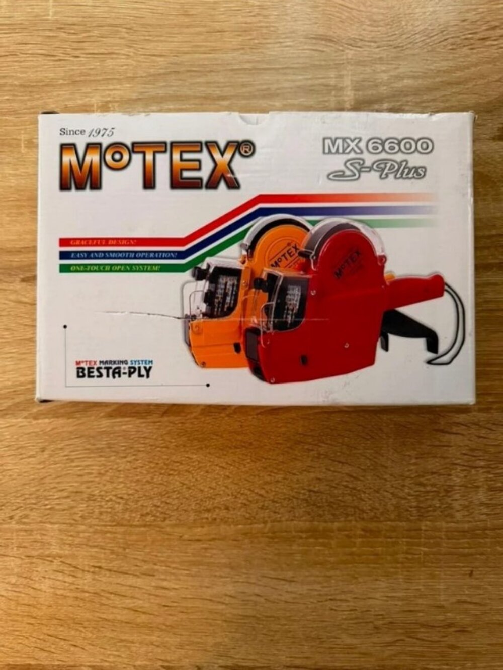 NEW MOTEX MX-6600 L-Plus 2-Line Pricing Label Gun Retail Commercial